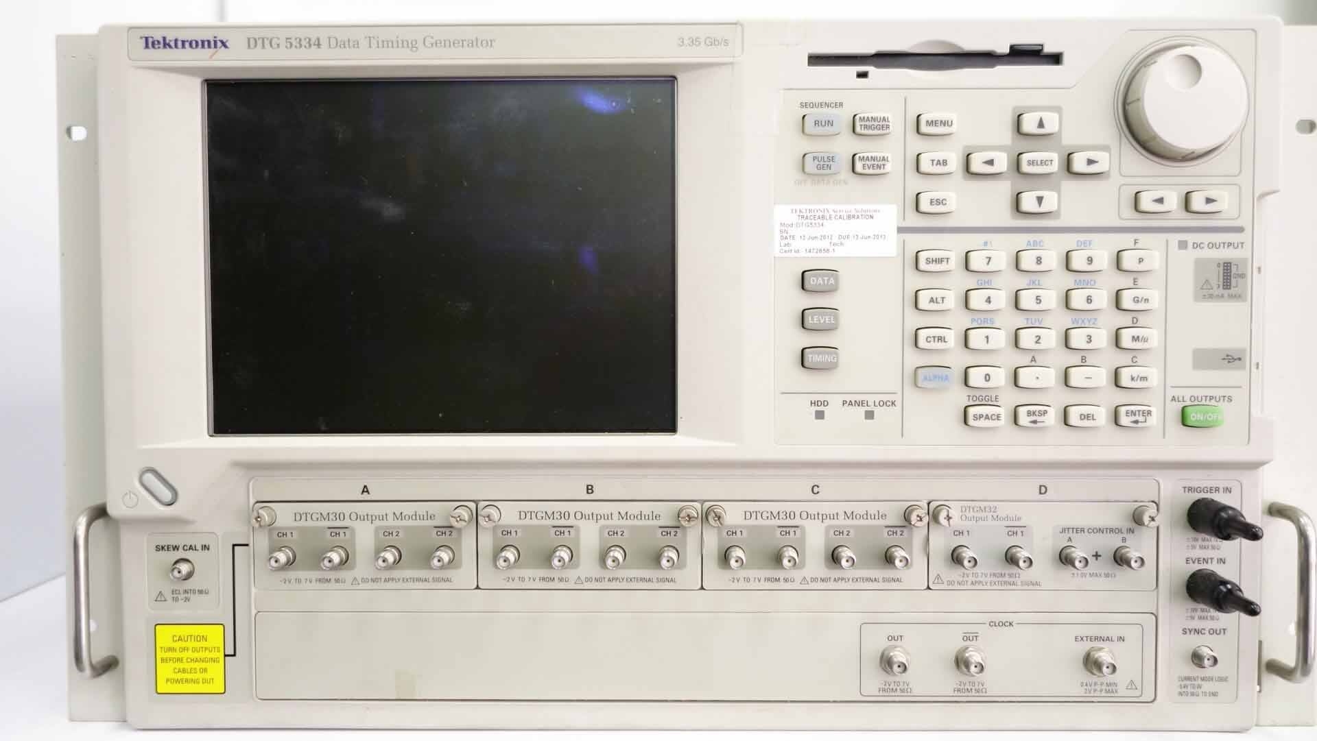 TEKTRONIX DTG 5334