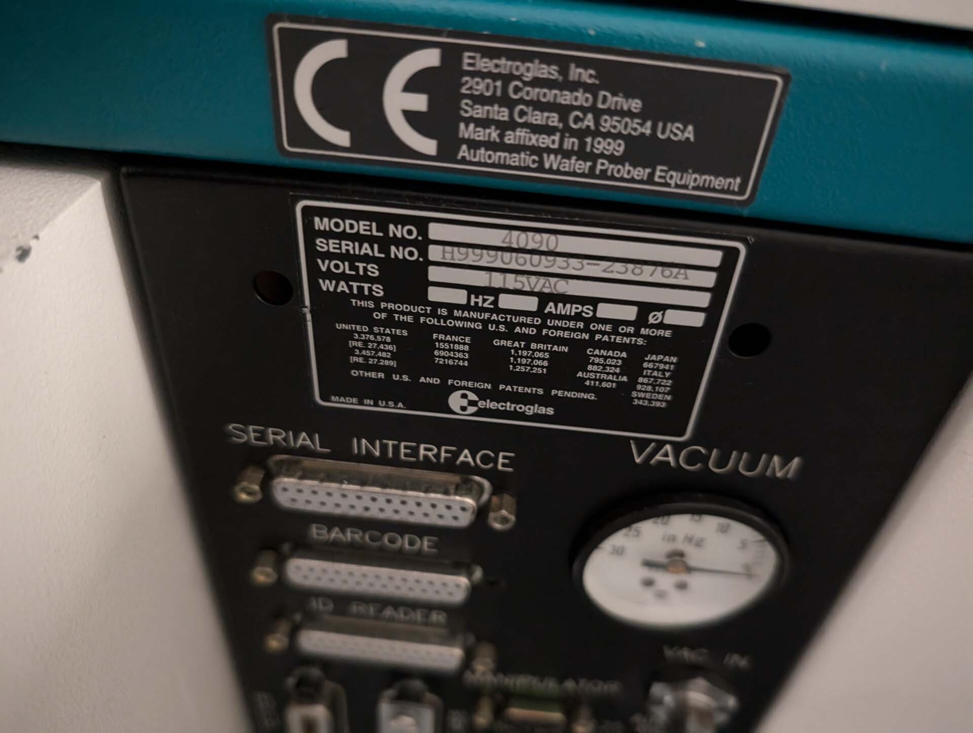 Photo Used ELECTROGLAS / EG 4090 For Sale