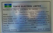 Foto Verwendet TOKYO ELECTRON C355 Zum Verkauf