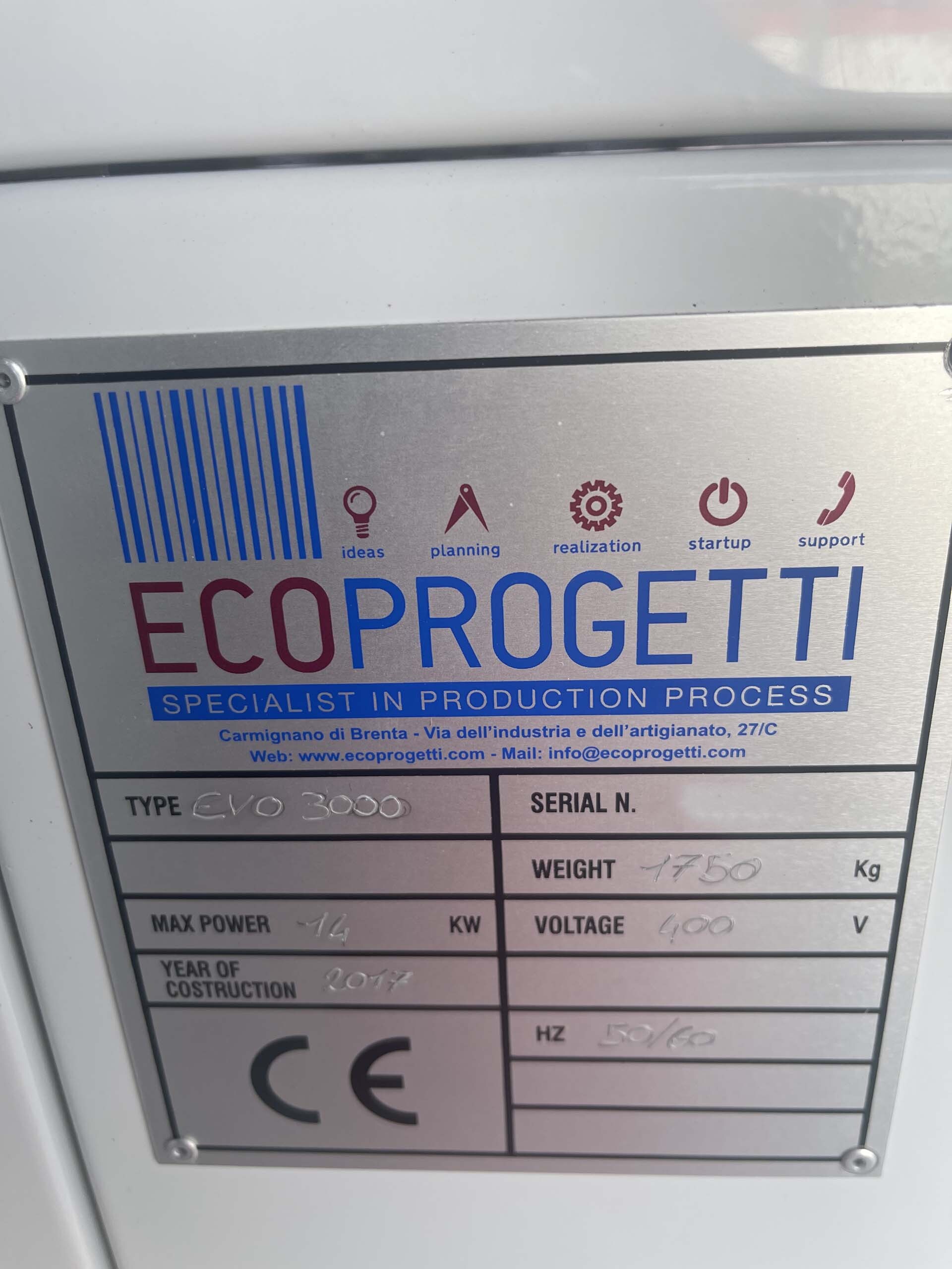 图为 已使用的 ECOPROGETTI EVO3000 待售