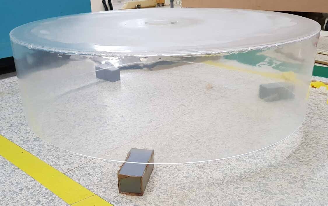 Photo Used TOSHIBA EPI Wafer growing reactor for EGV-28FM For Sale