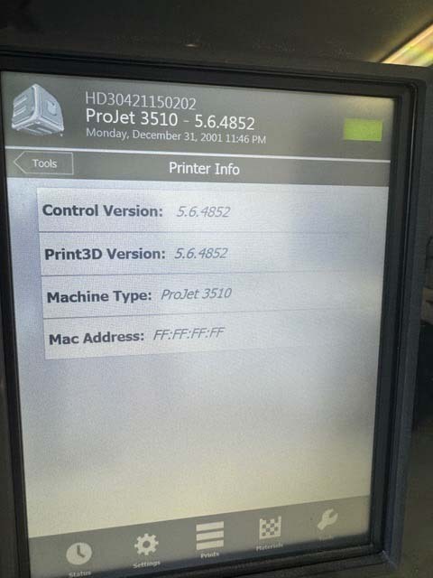 图为 已使用的 3D SYSTEMS ProJet 3500 HDMax 待售