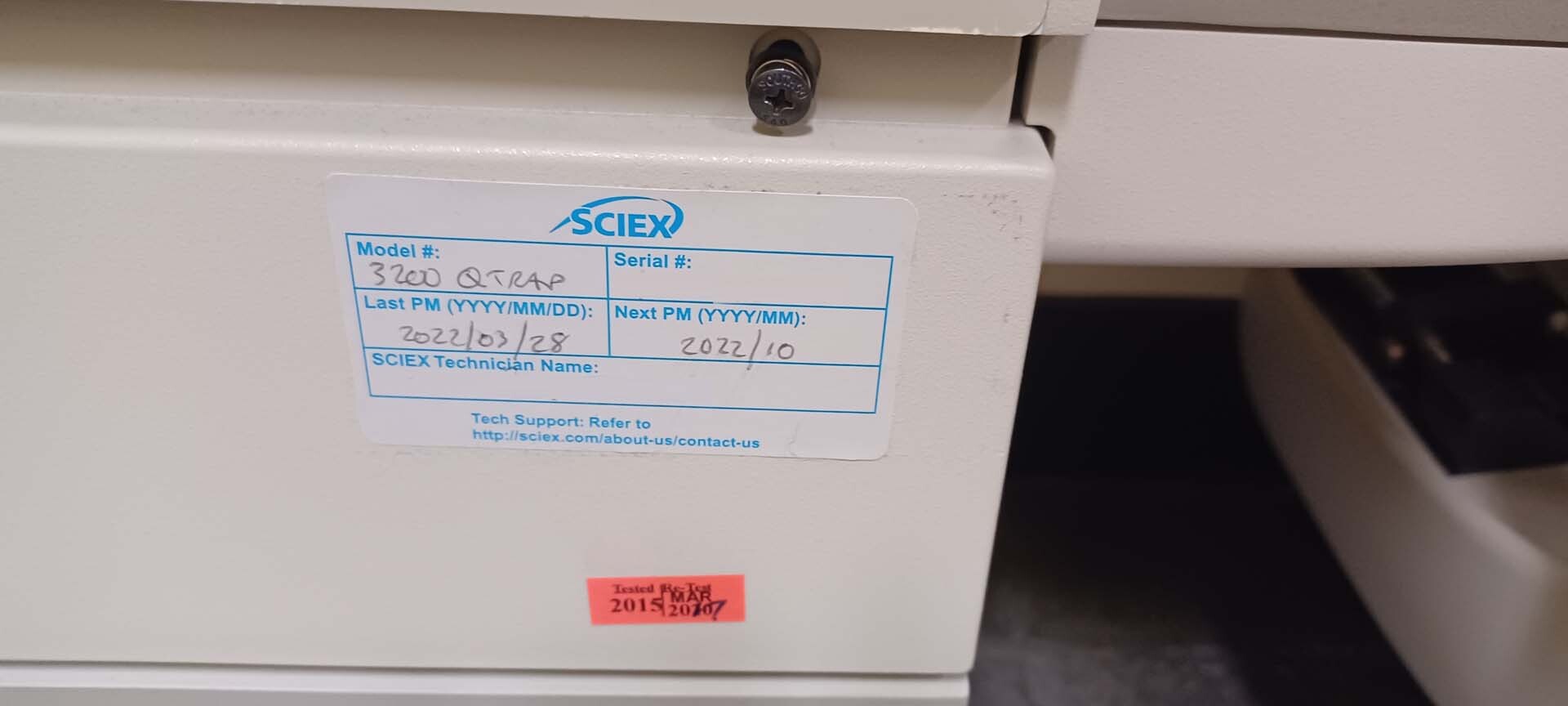 Photo Utilisé AB SCIEX / APPLIED BIOSYSTEMS / ABI / MDS SCIEX 3200 Qtrap À vendre