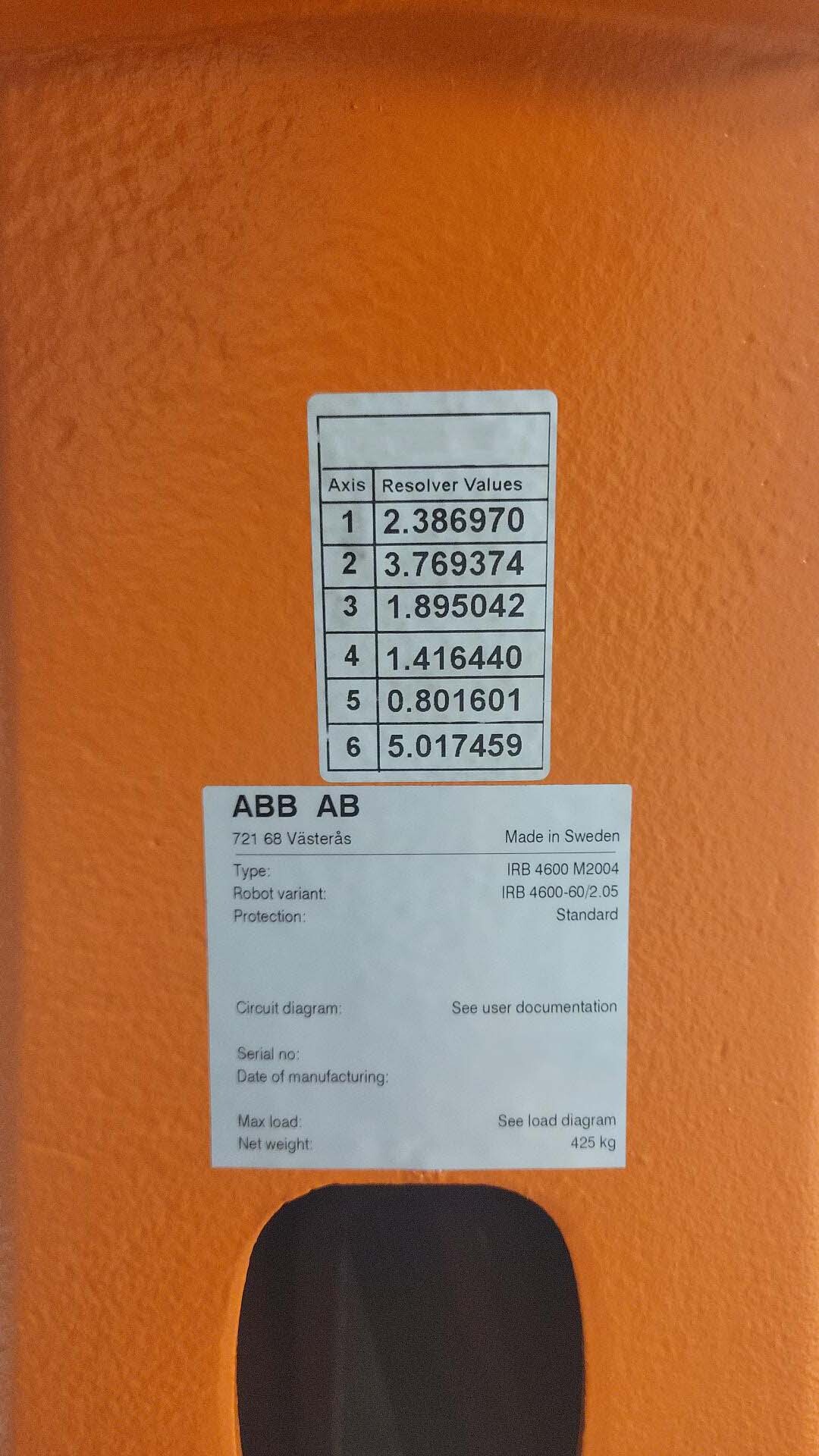 图为 已使用的 ABB IRB 4600 M2004 待售