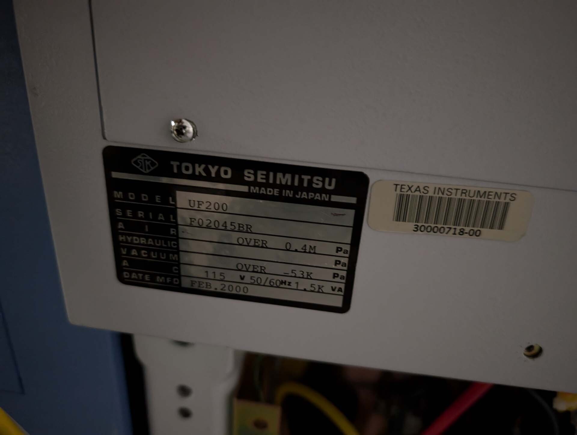 Photo Used TSK / ACCRETECH UF 200 For Sale