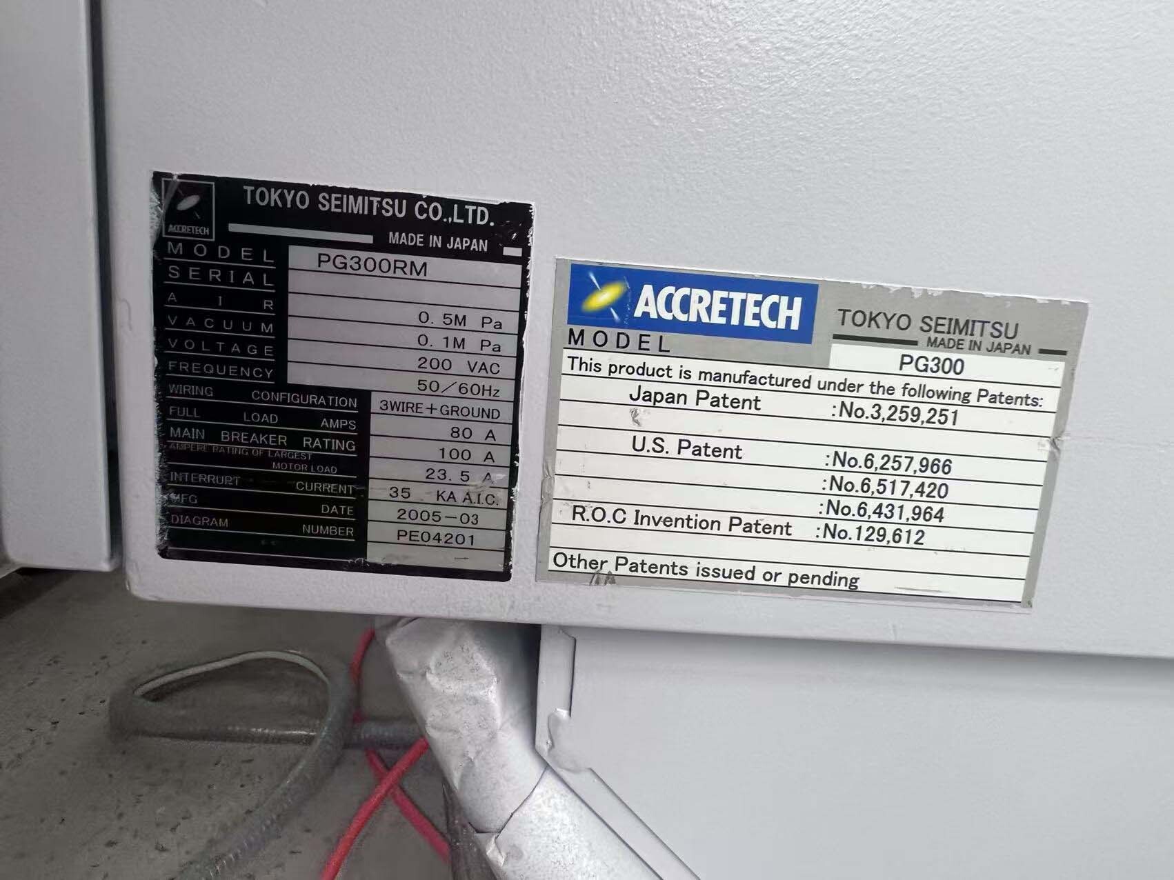 图为 已使用的 ACCRETECH / TSK PG 300 RM 待售