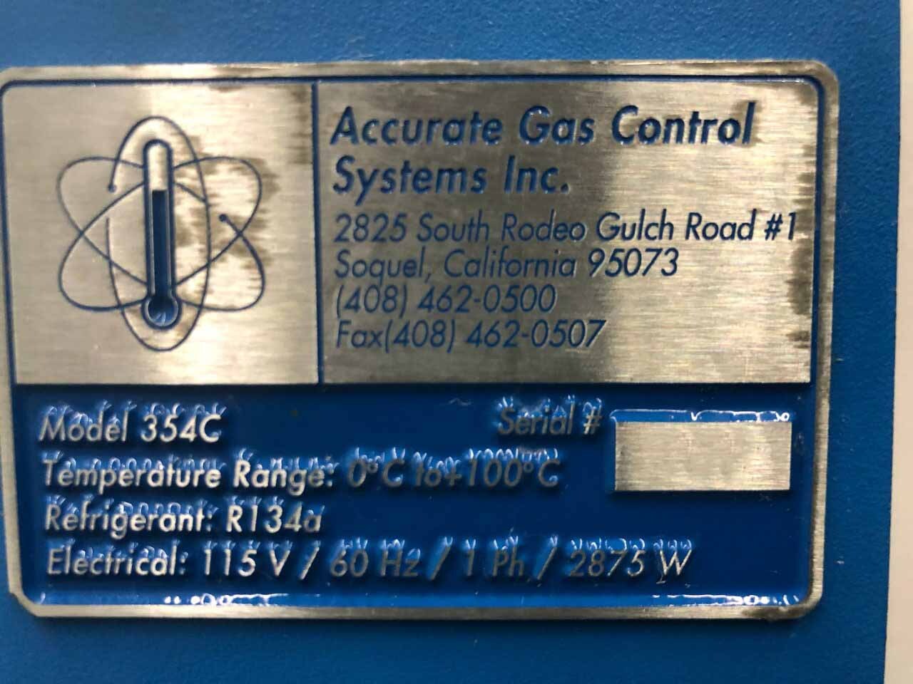 Photo Used ACCURATE GAS CONTROL SYSTEMS AGT354C For Sale