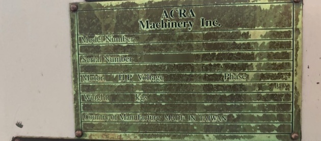 Foto Verwendet ACRA Vertical mill Zum Verkauf