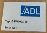 Photo Used ADL GSW 200/750 For Sale