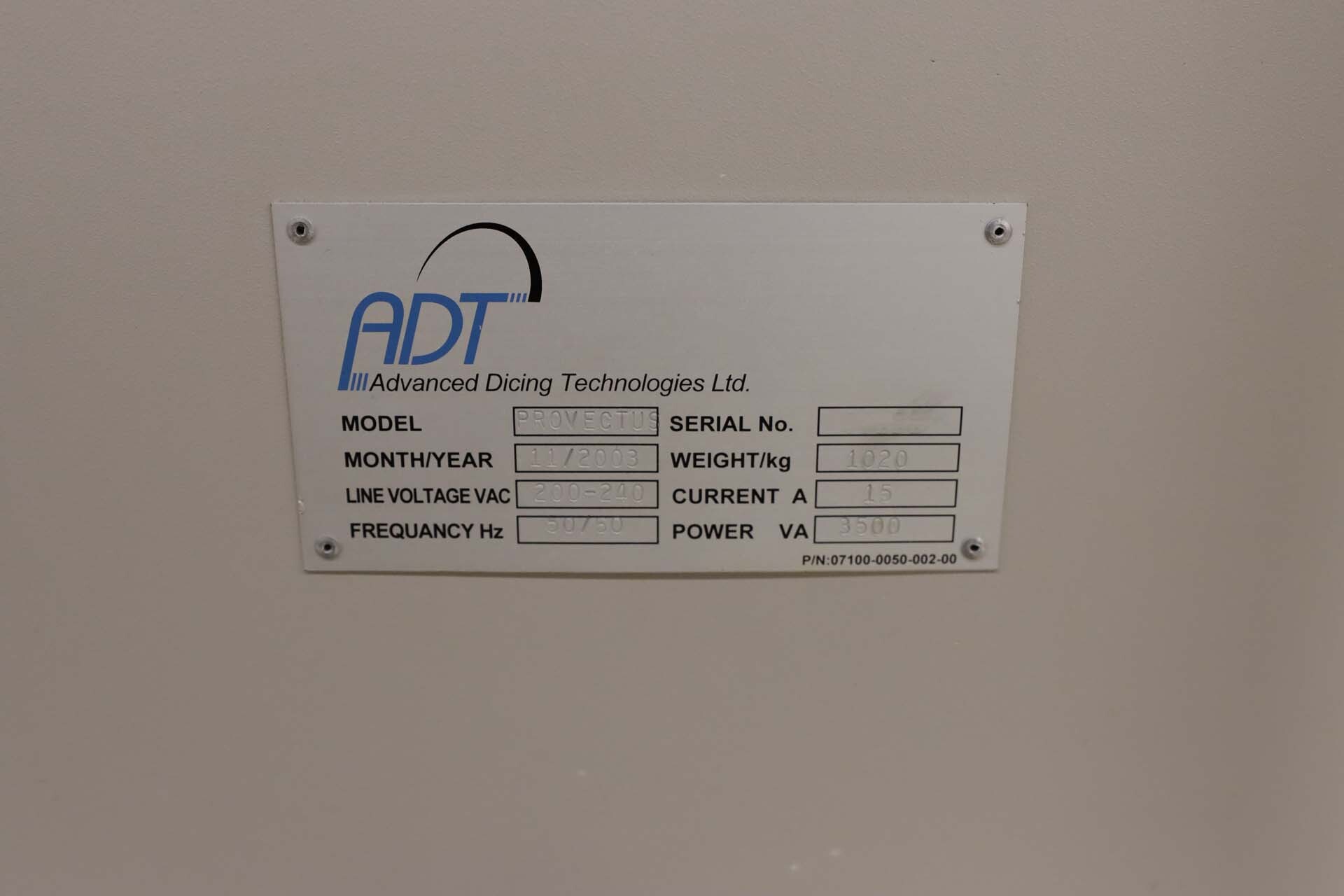 Photo Used ADT / K&S 7100 For Sale