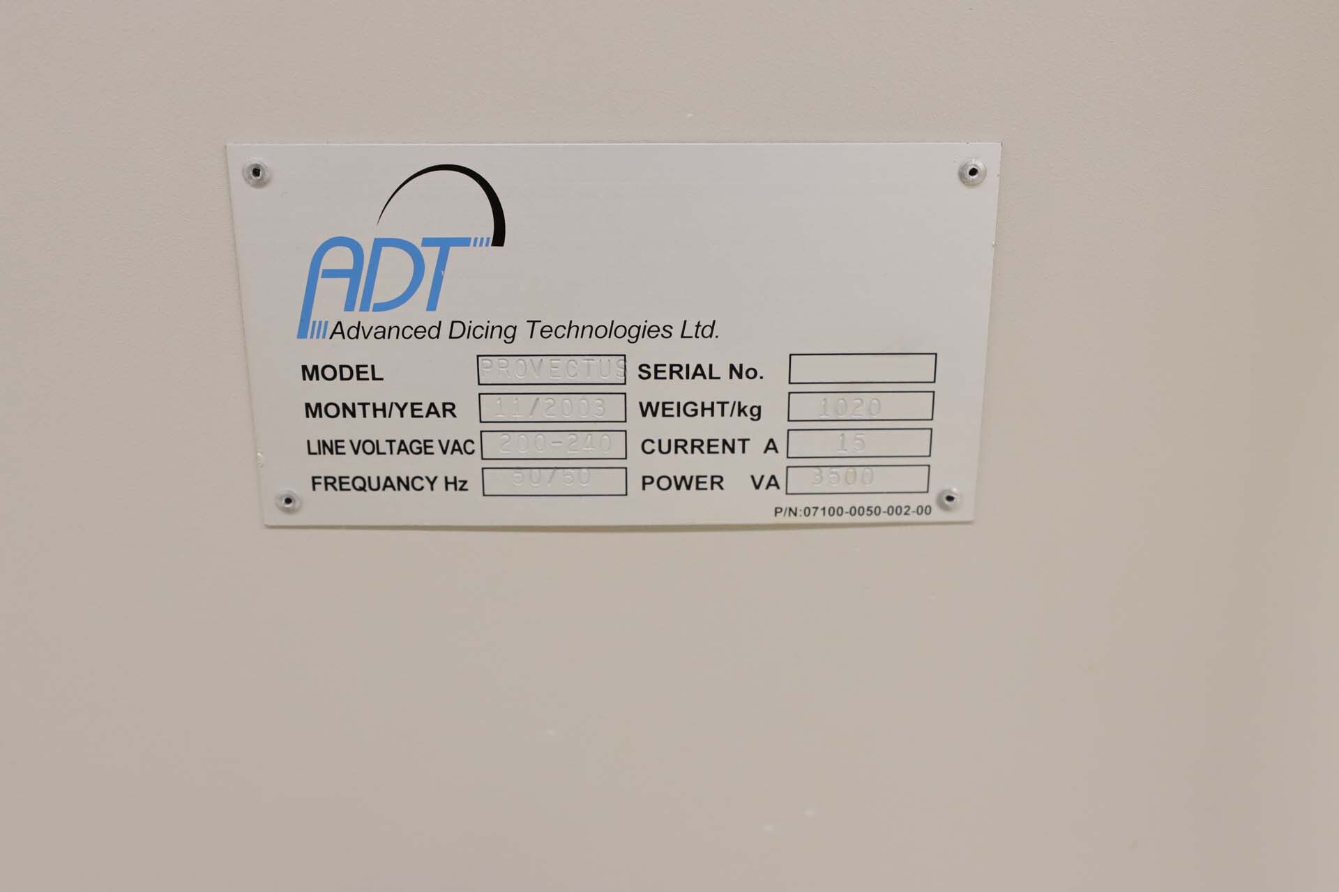 Photo Used ADT / K&S 7100 For Sale