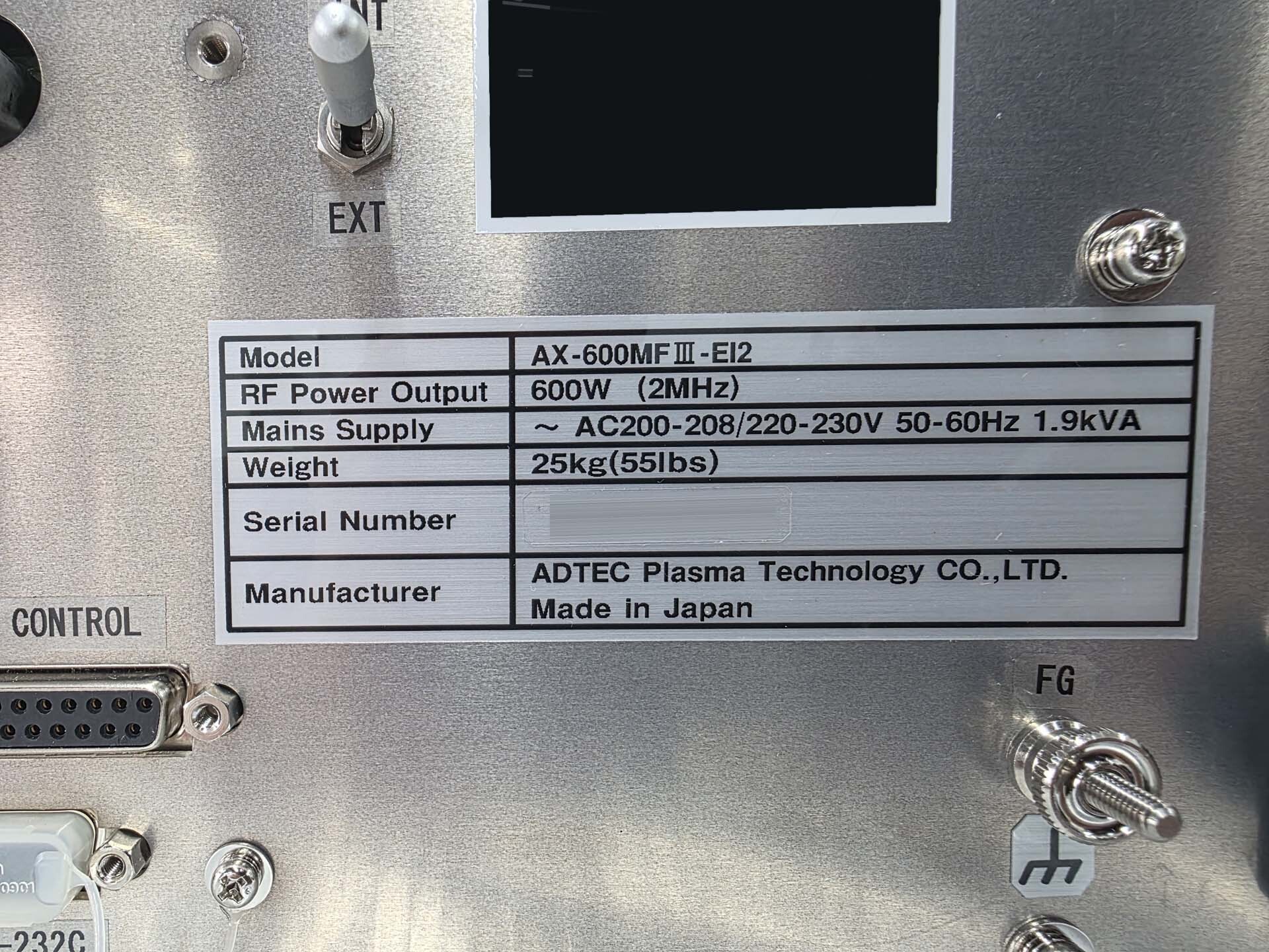 圖為 已使用的 ADTEC AX-600MFIII-EI2 待售