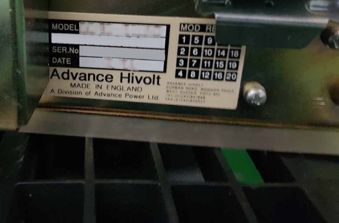 圖為 已使用的 ADVANCE HIVOLT 0090-91130 待售