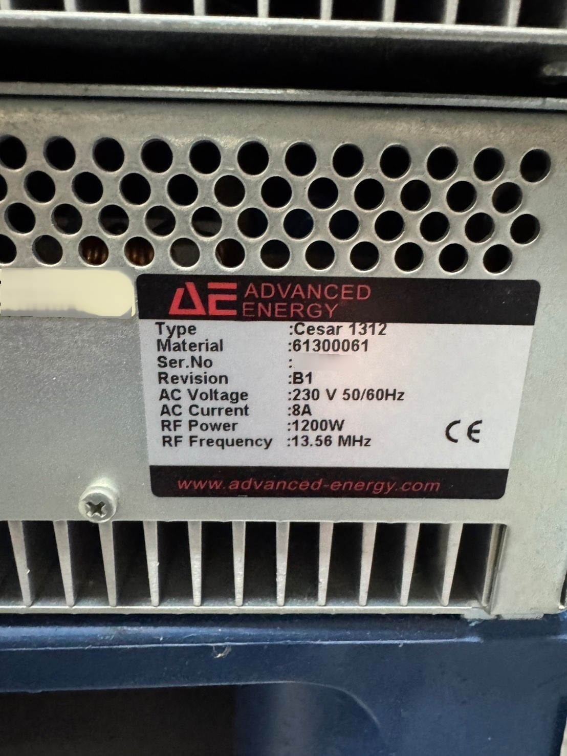 Photo Used ADVANCED ENERGY / DRESSLER Cesar 1312 For Sale