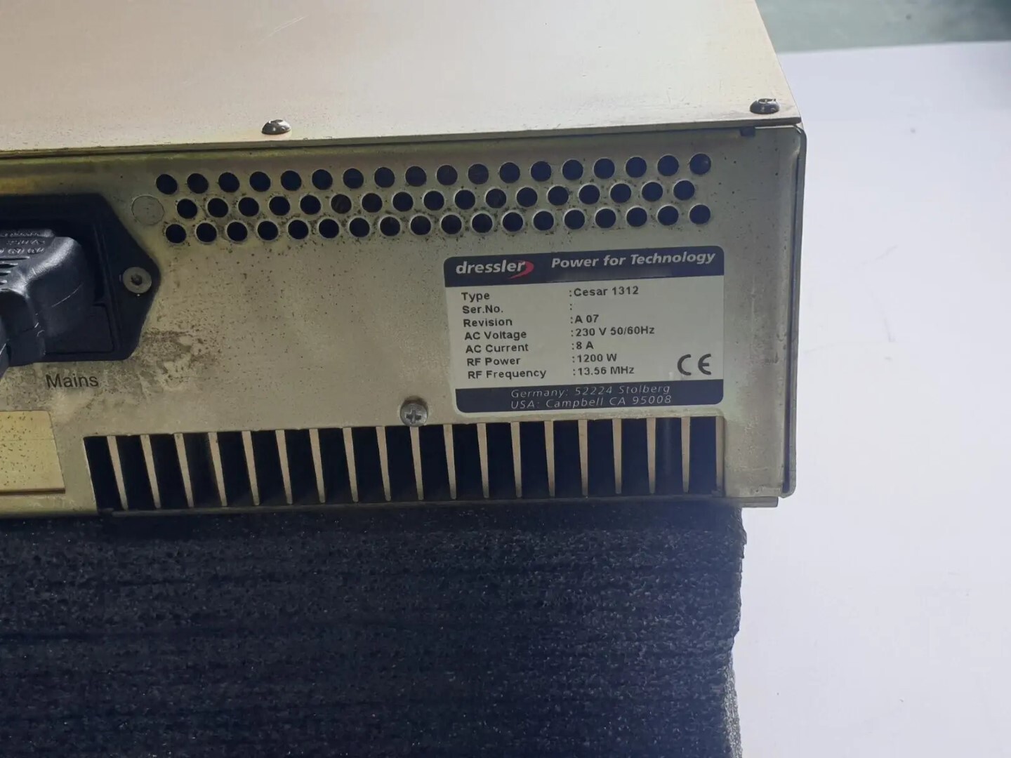 Photo Used ADVANCED ENERGY / DRESSLER Cesar 1312 For Sale