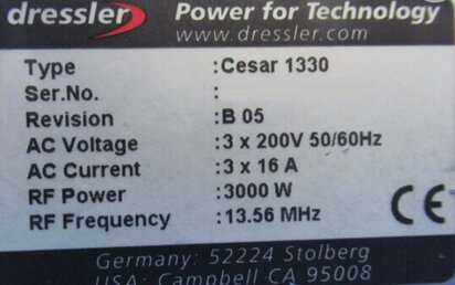 ADVANCED ENERGY / DRESSLER Cesar 1330 #293739621