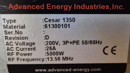フォト（写真） 使用される ADVANCED ENERGY / DRESSLER Cesar 1350 販売のために