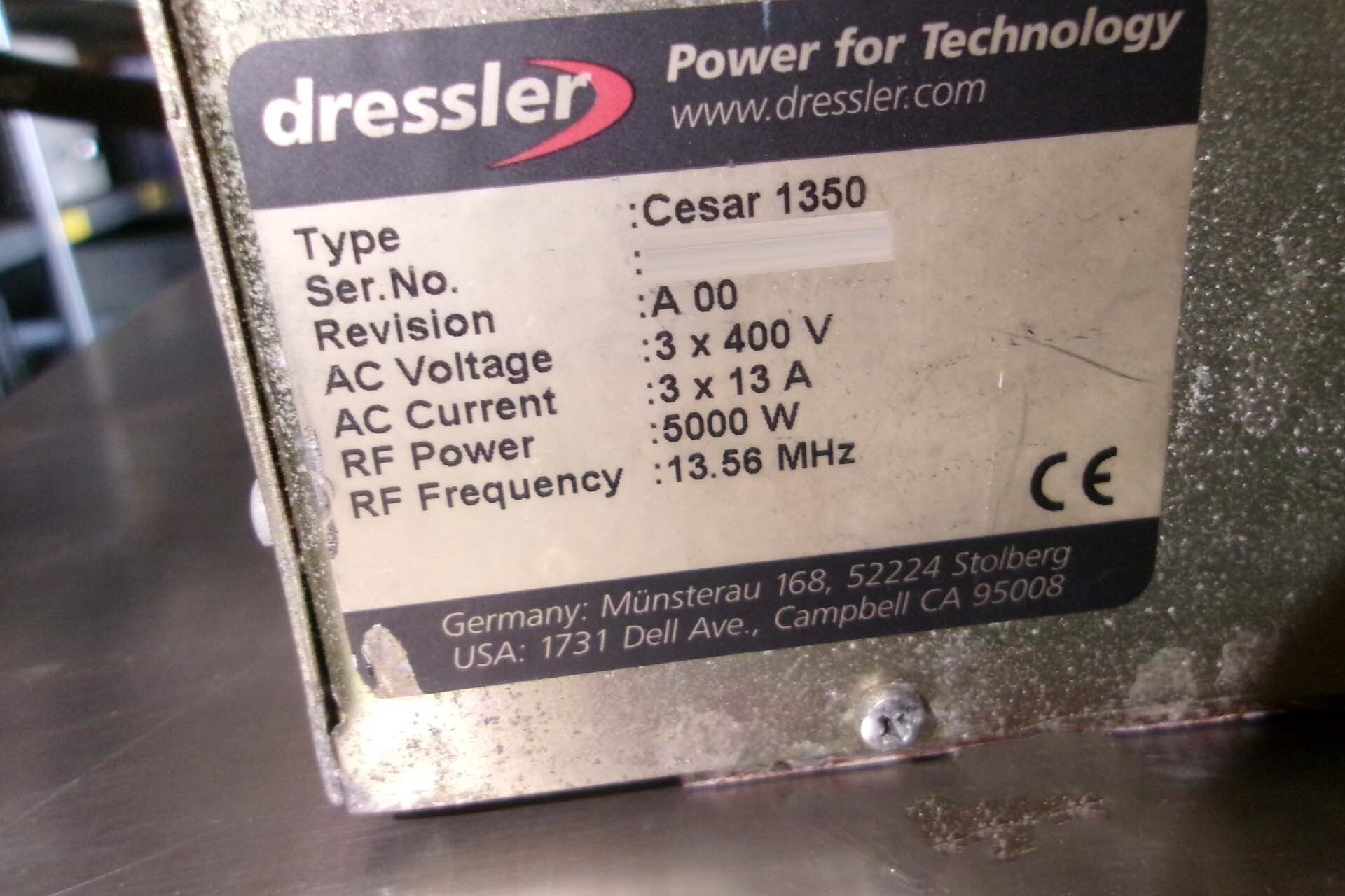 Photo Used ADVANCED ENERGY / DRESSLER Cesar 1350 For Sale