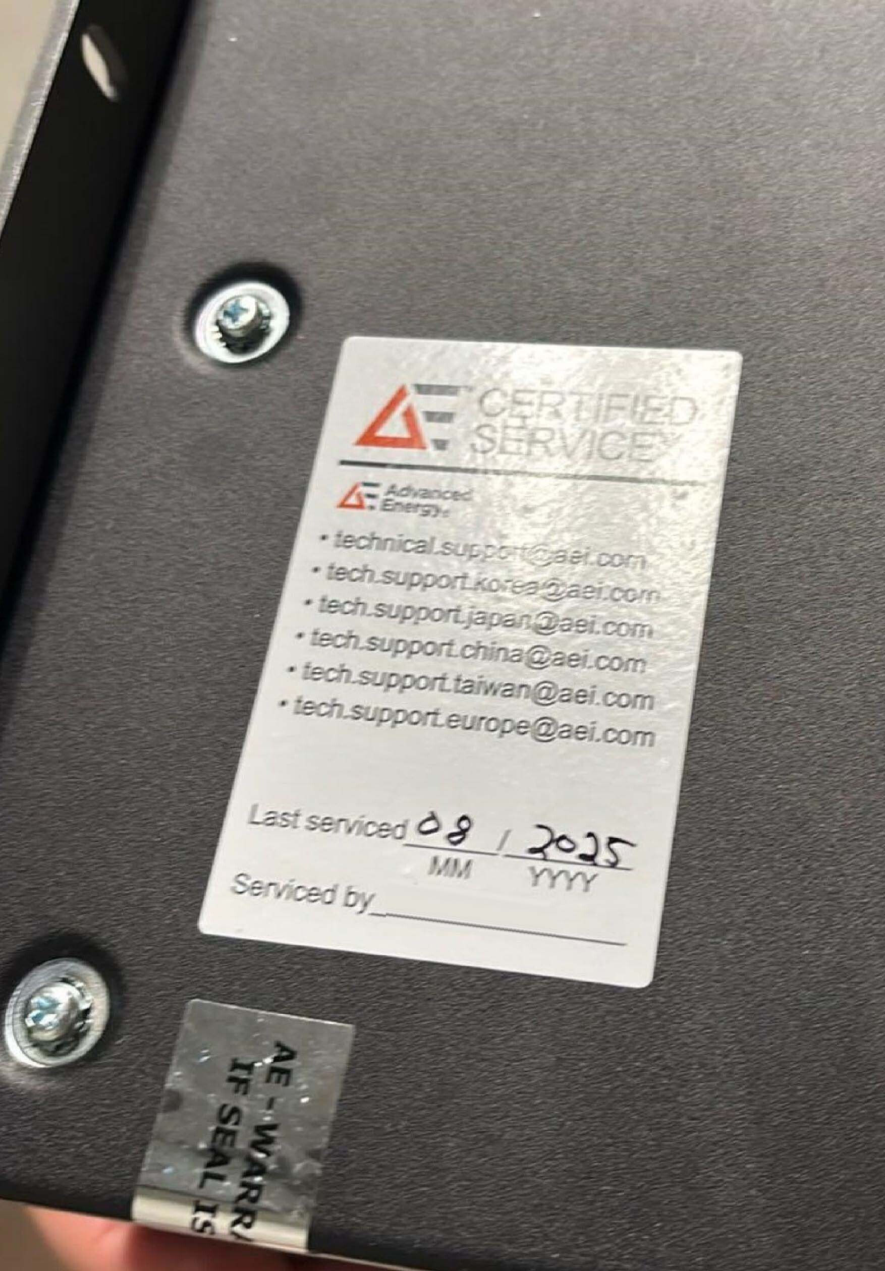 사진 사용됨 ADVANCED ENERGY Pinnacle DC 판매용