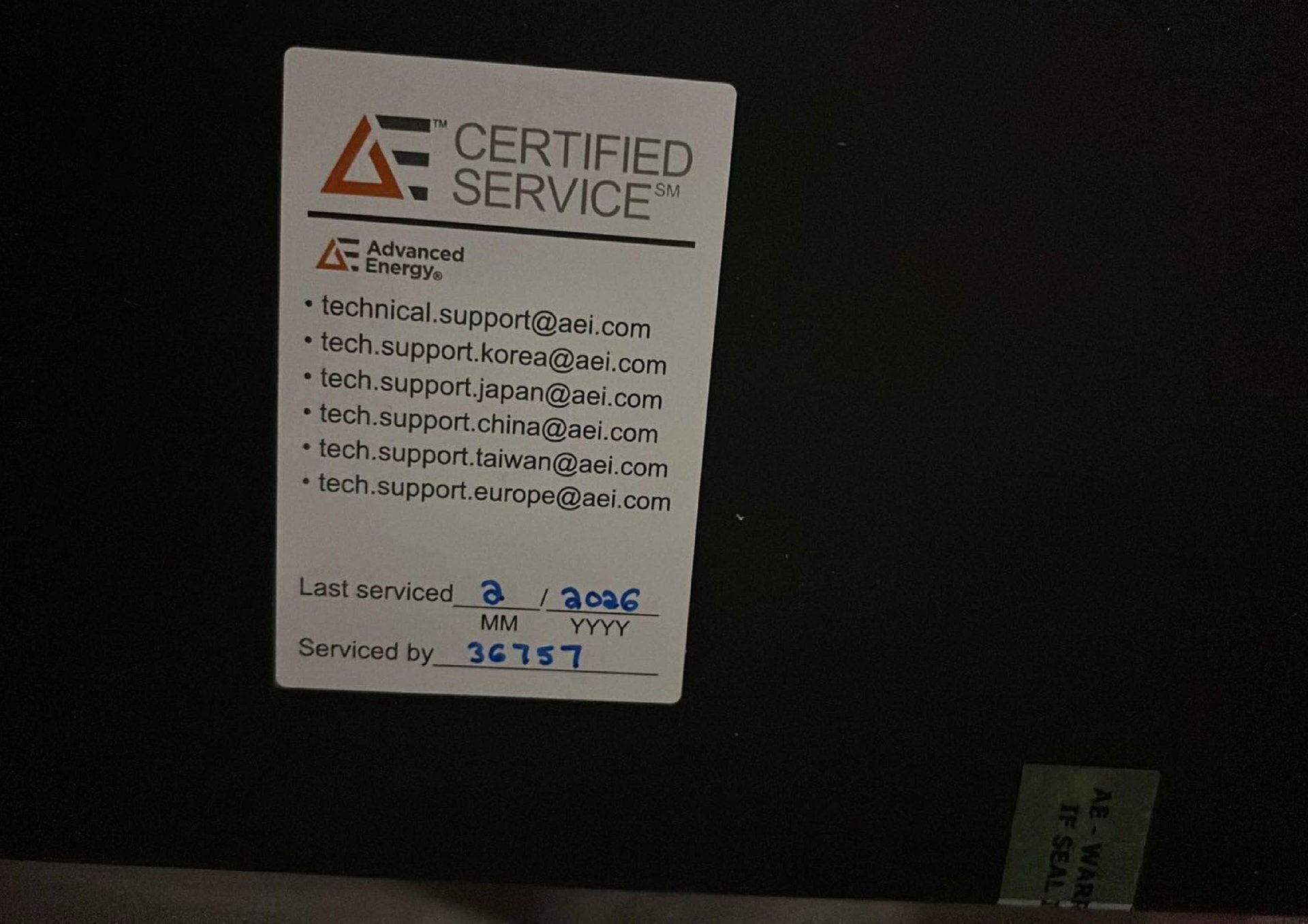 사진 사용됨 ADVANCED ENERGY Pinnacle DC 판매용