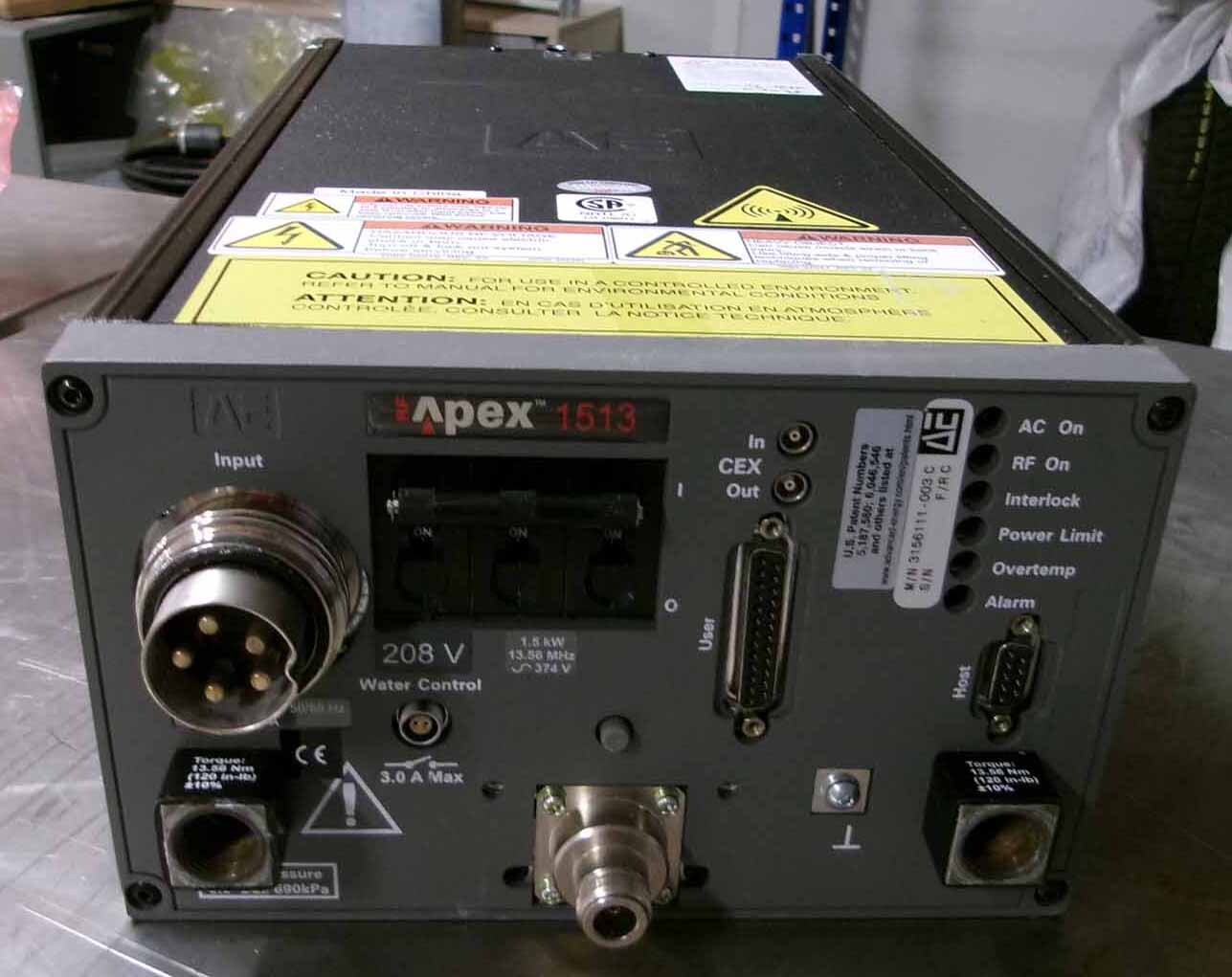 フォト（写真） 使用される ADVANCED ENERGY Apex 1513 販売のために