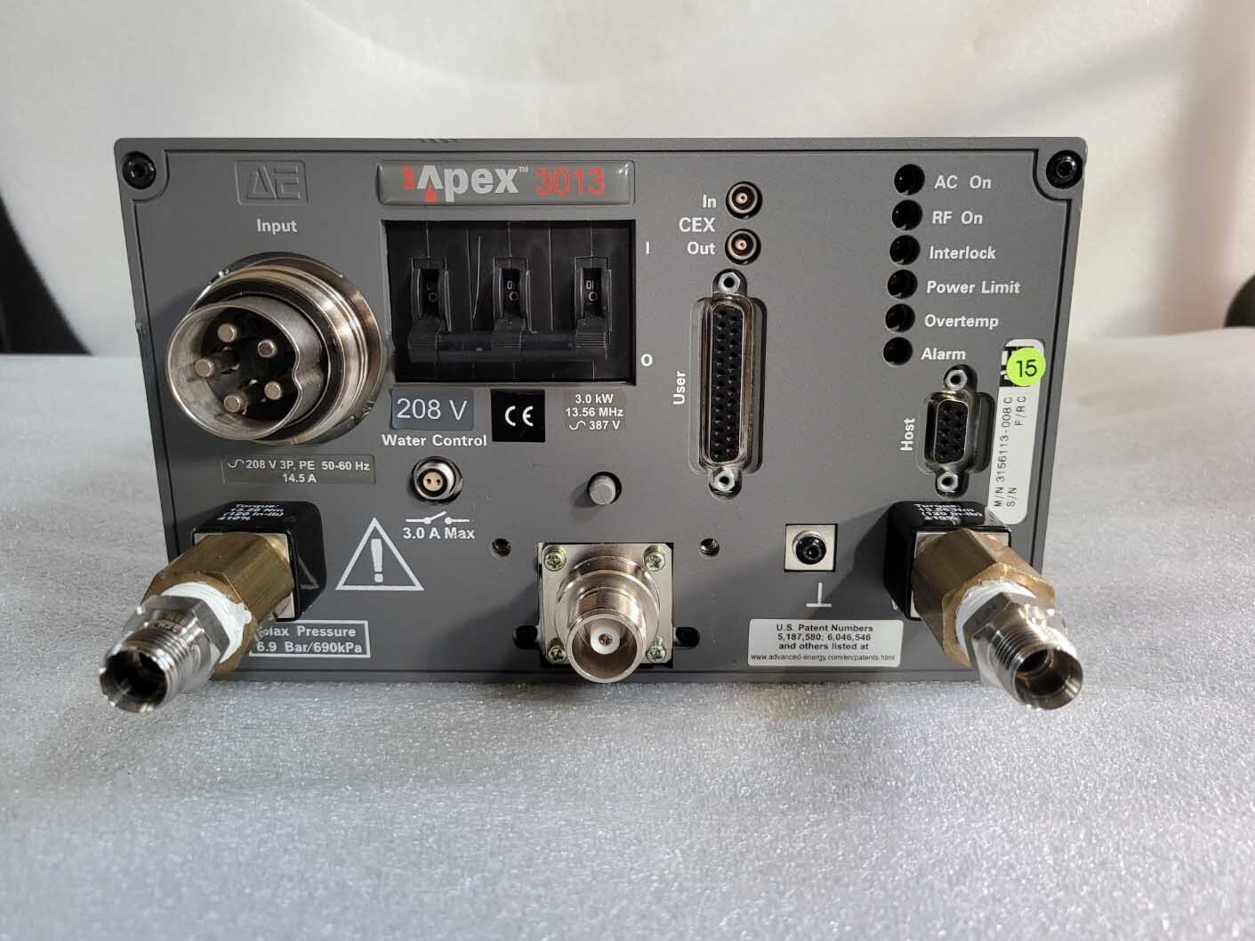 Photo Used ADVANCED ENERGY Apex 3013 For Sale