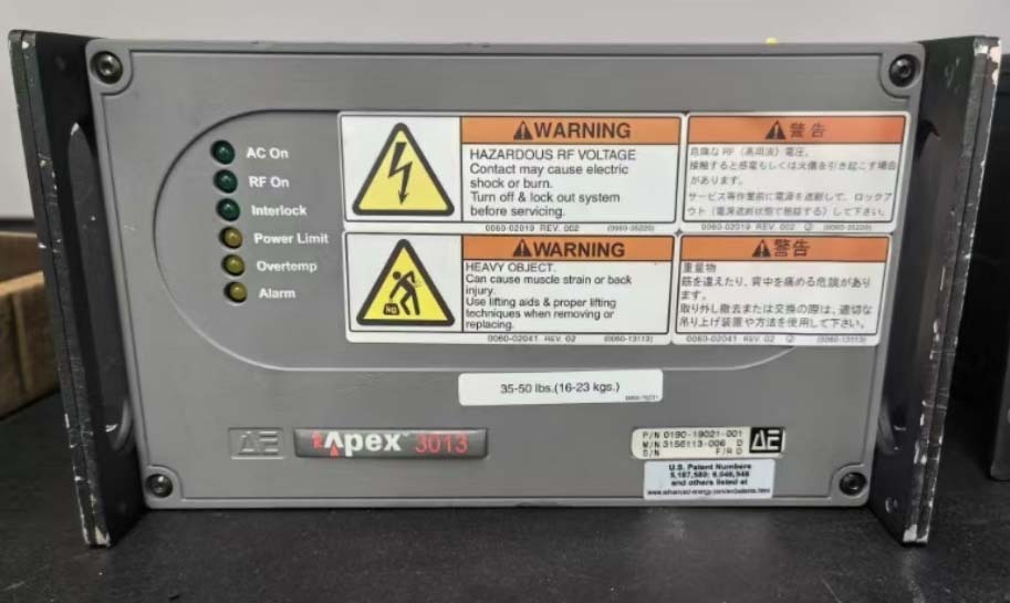 Photo Used ADVANCED ENERGY Apex 3013 For Sale