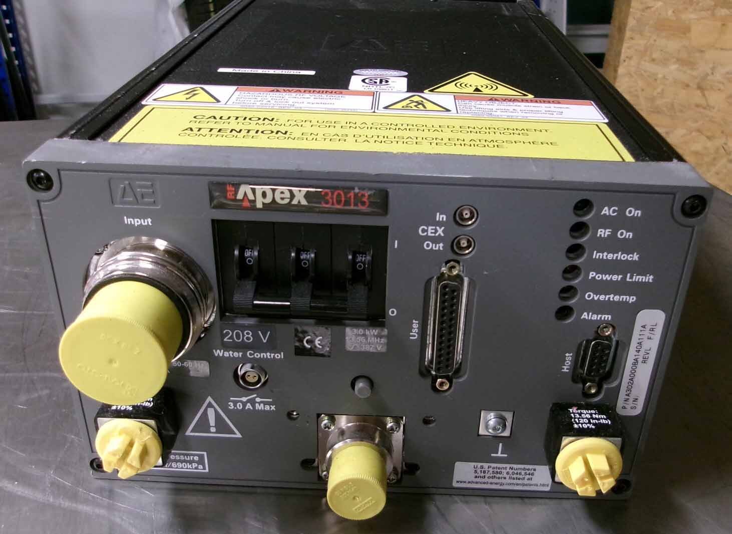 Photo Utilisé ADVANCED ENERGY Apex 3013 À vendre