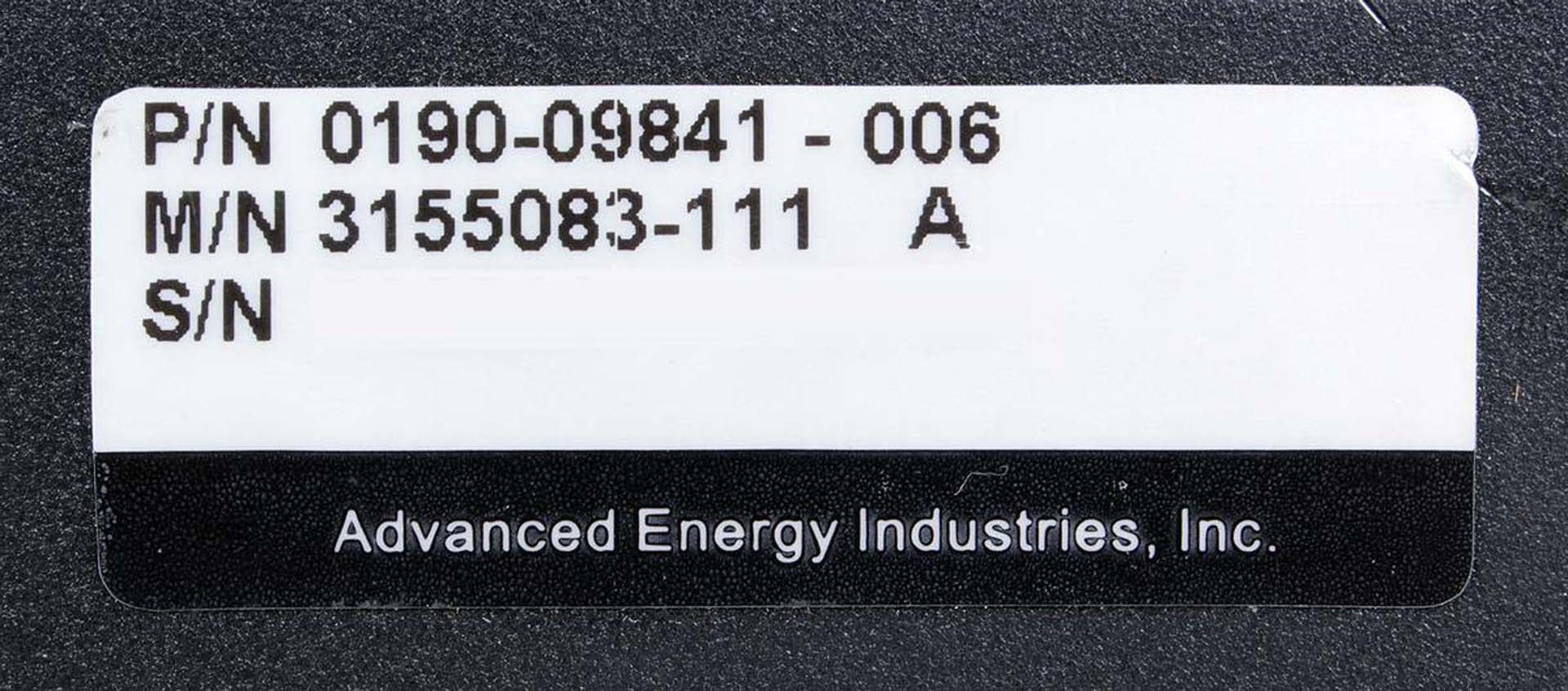 圖為 已使用的 ADVANCED ENERGY HFV 8000 待售
