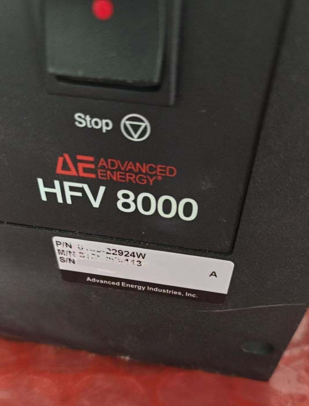 Photo Used ADVANCED ENERGY HFV 8000 For Sale