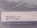 Photo Used ADVANCED ENERGY Paramount 1513 For Sale