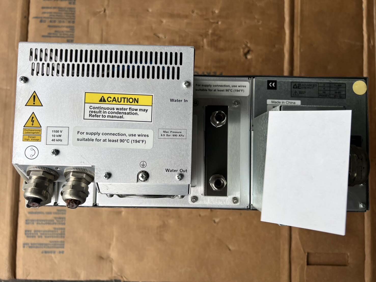 Photo Utilisé ADVANCED ENERGY PE II 10K À vendre