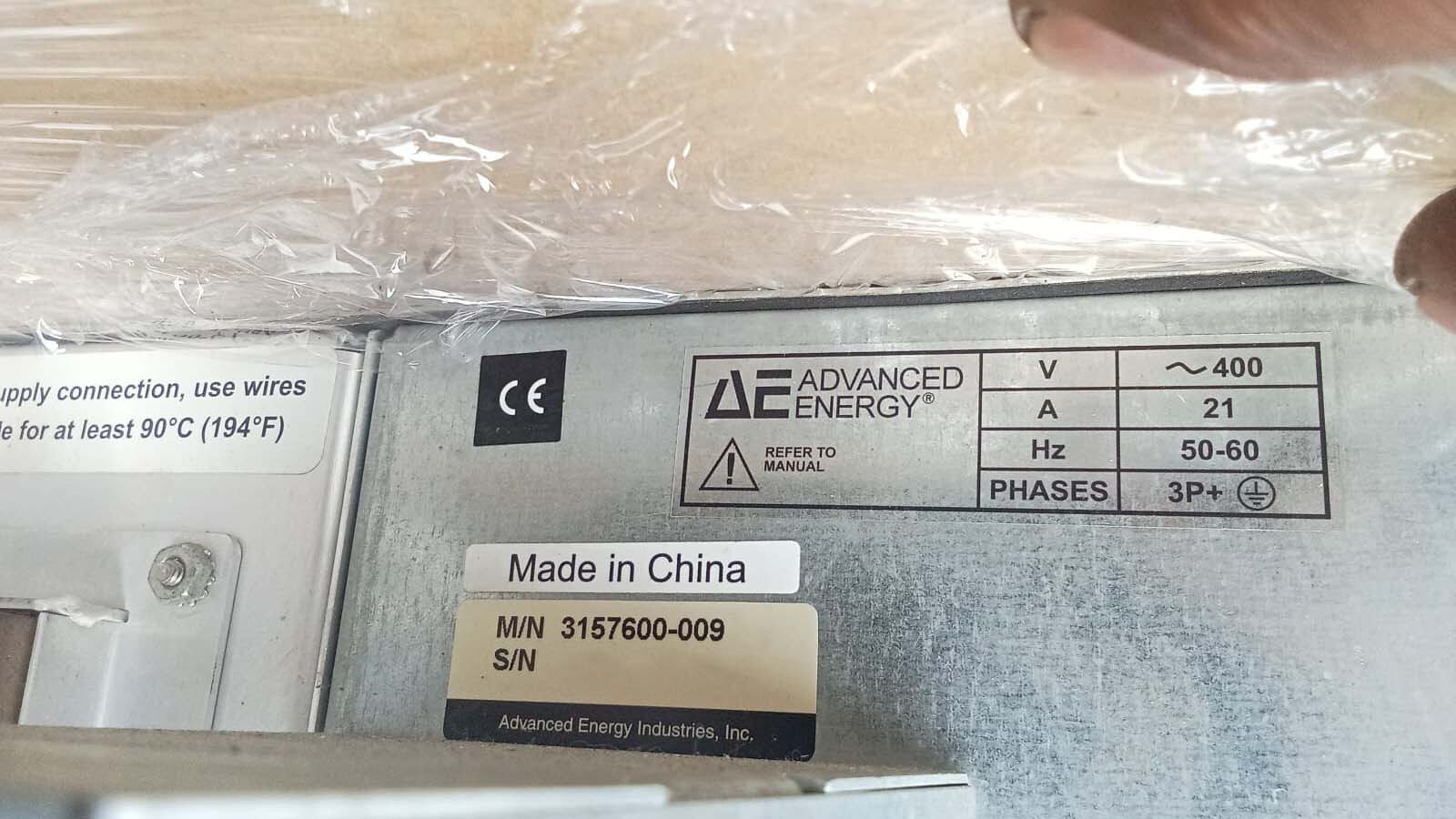 フォト（写真） 使用される ADVANCED ENERGY PE II 10K 販売のために