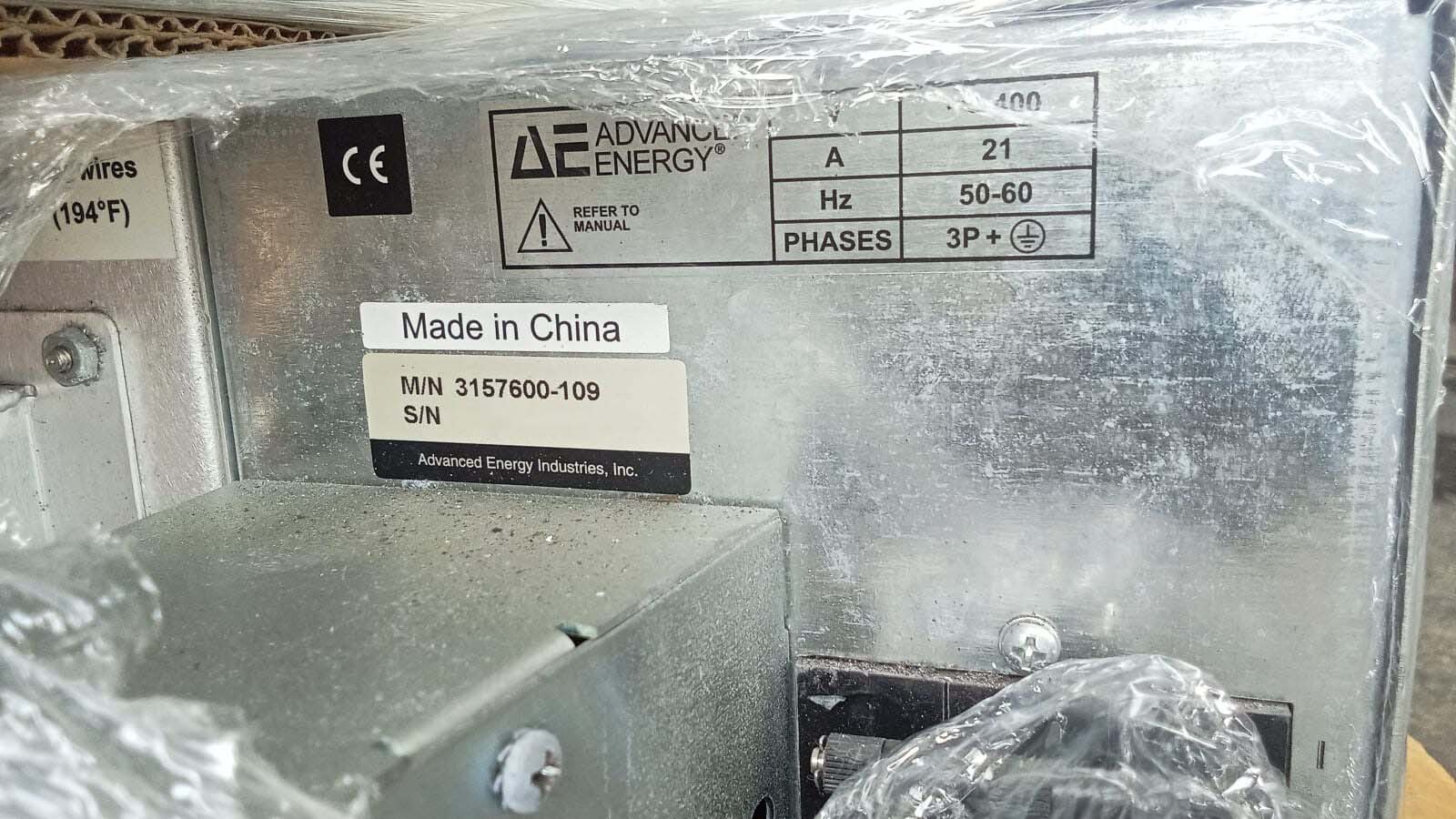 フォト（写真） 使用される ADVANCED ENERGY PE II 10K 販売のために