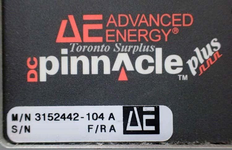 フォト（写真） 使用される ADVANCED ENERGY Pinnacle Plus 販売のために