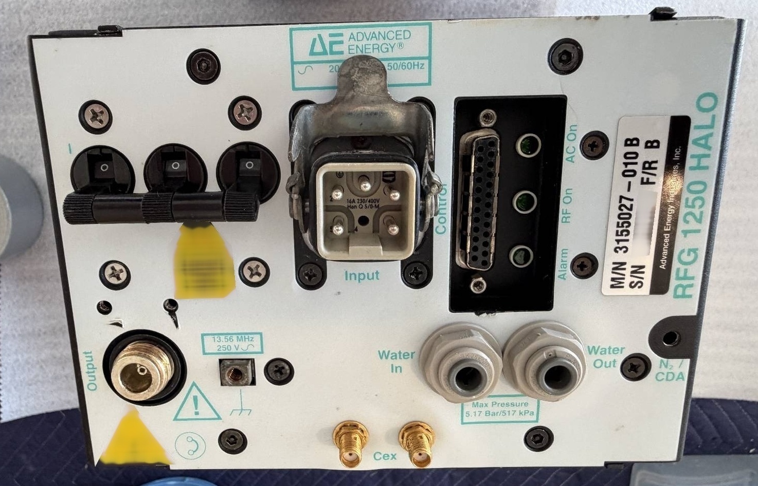 圖為 已使用的 ADVANCED ENERGY RFG 1250 HALO 待售