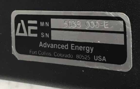 圖為 已使用的 ADVANCED ENERGY RFG 3000 待售