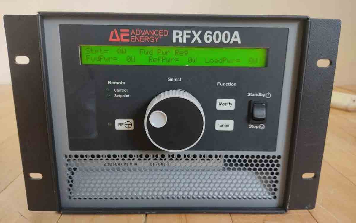 Photo Used ADVANCED ENERGY RFX 600A For Sale