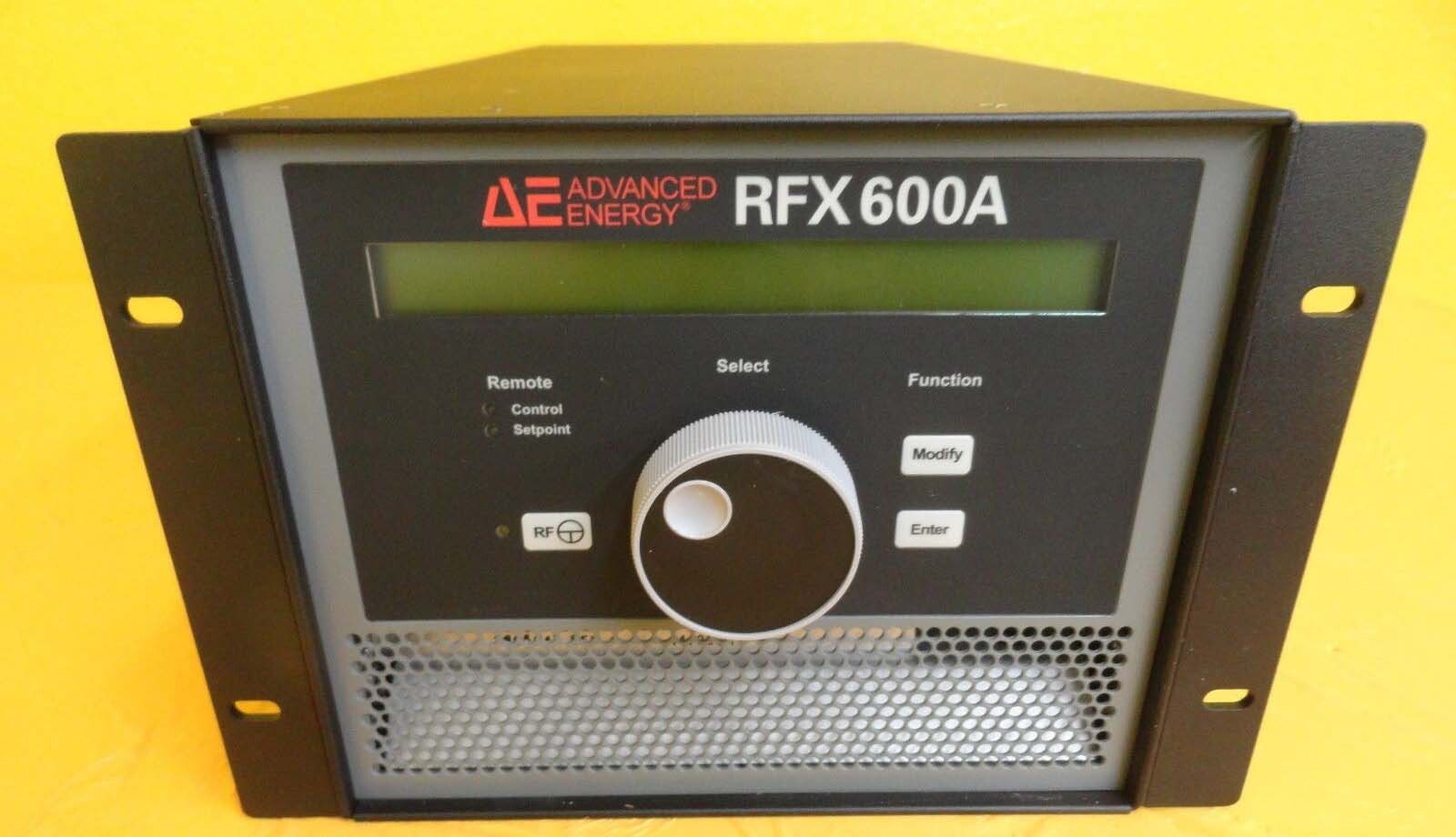 Photo Used ADVANCED ENERGY RFX 600A For Sale