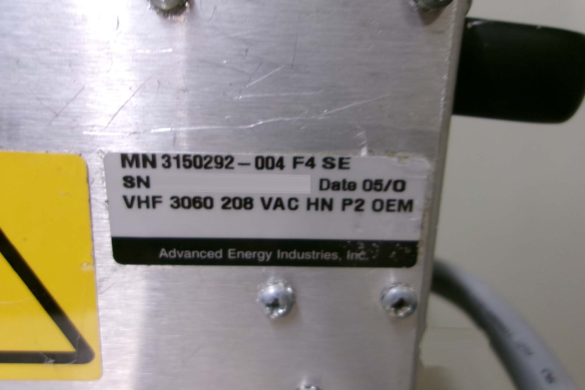 フォト（写真） 使用される ADVANCED ENERGY VHF 3060 販売のために