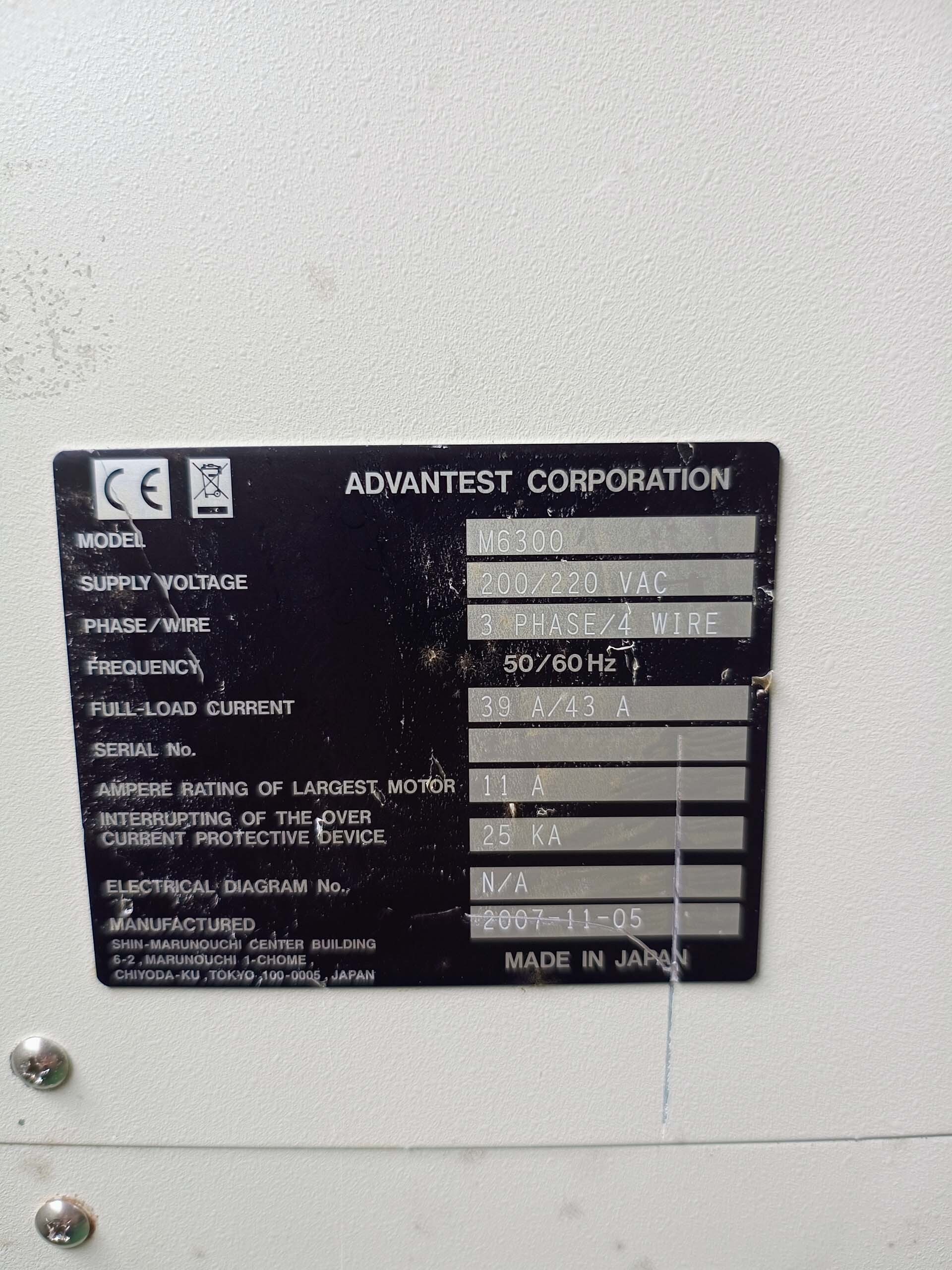 Foto Verwendet ADVANTEST M 6300 Zum Verkauf