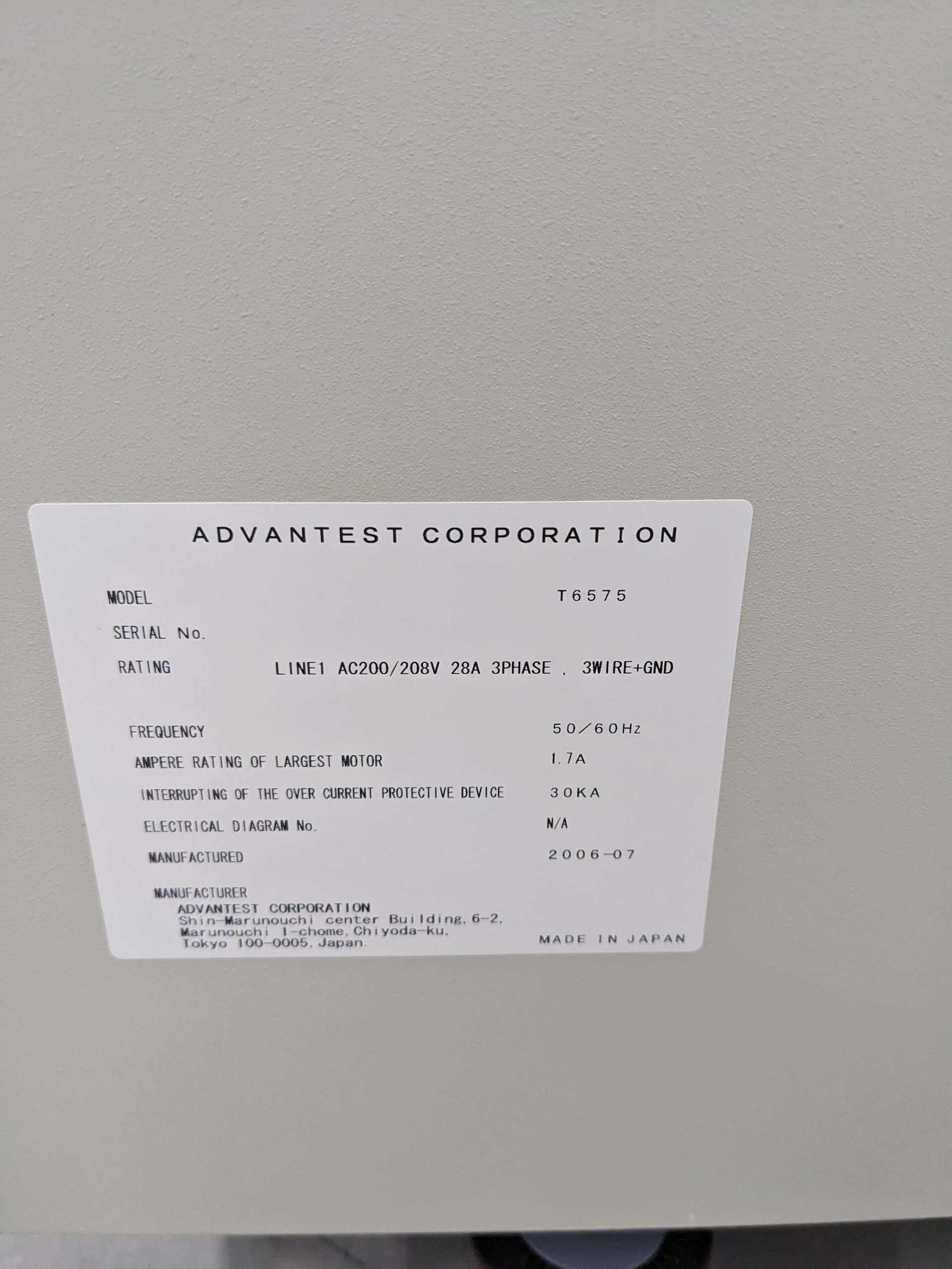 圖為 已使用的 ADVANTEST T 6575 待售