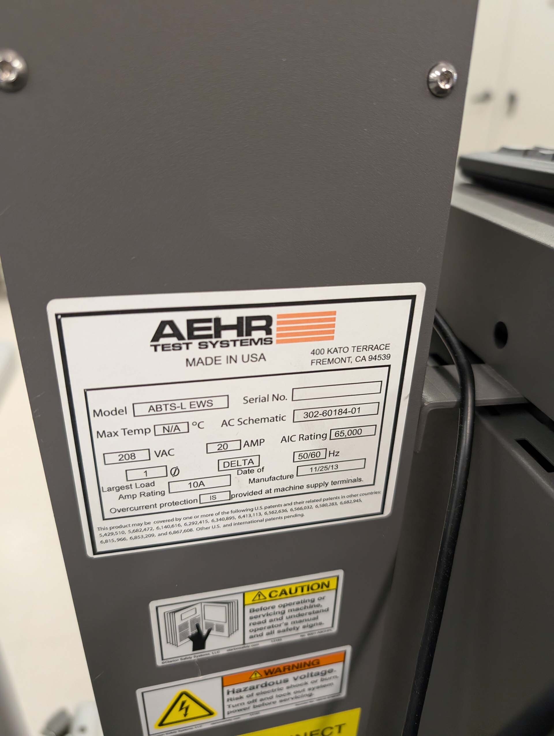 图为 已使用的 AEHR ABTS-L EWS 待售