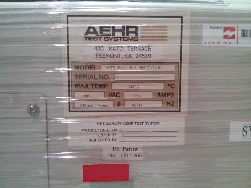 Photo Used AEHR MXT For Sale