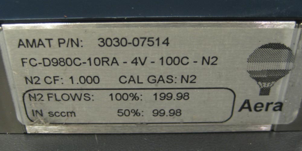 图为 已使用的 AERA FC-D980C-10RA-4V-100C-N2 待售