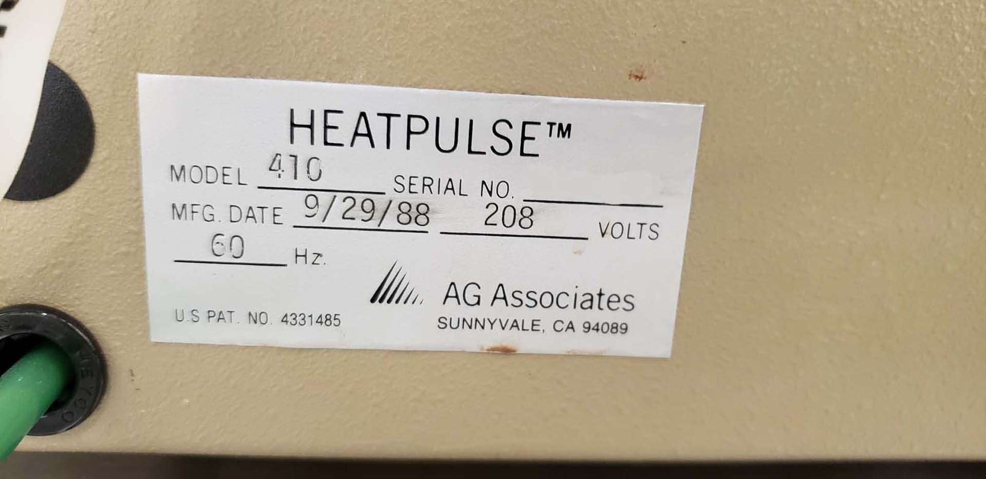 图为 已使用的 AG ASSOCIATES Heatpulse 410 待售