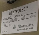 Photo Used AG ASSOCIATES Heatpulse 410 For Sale