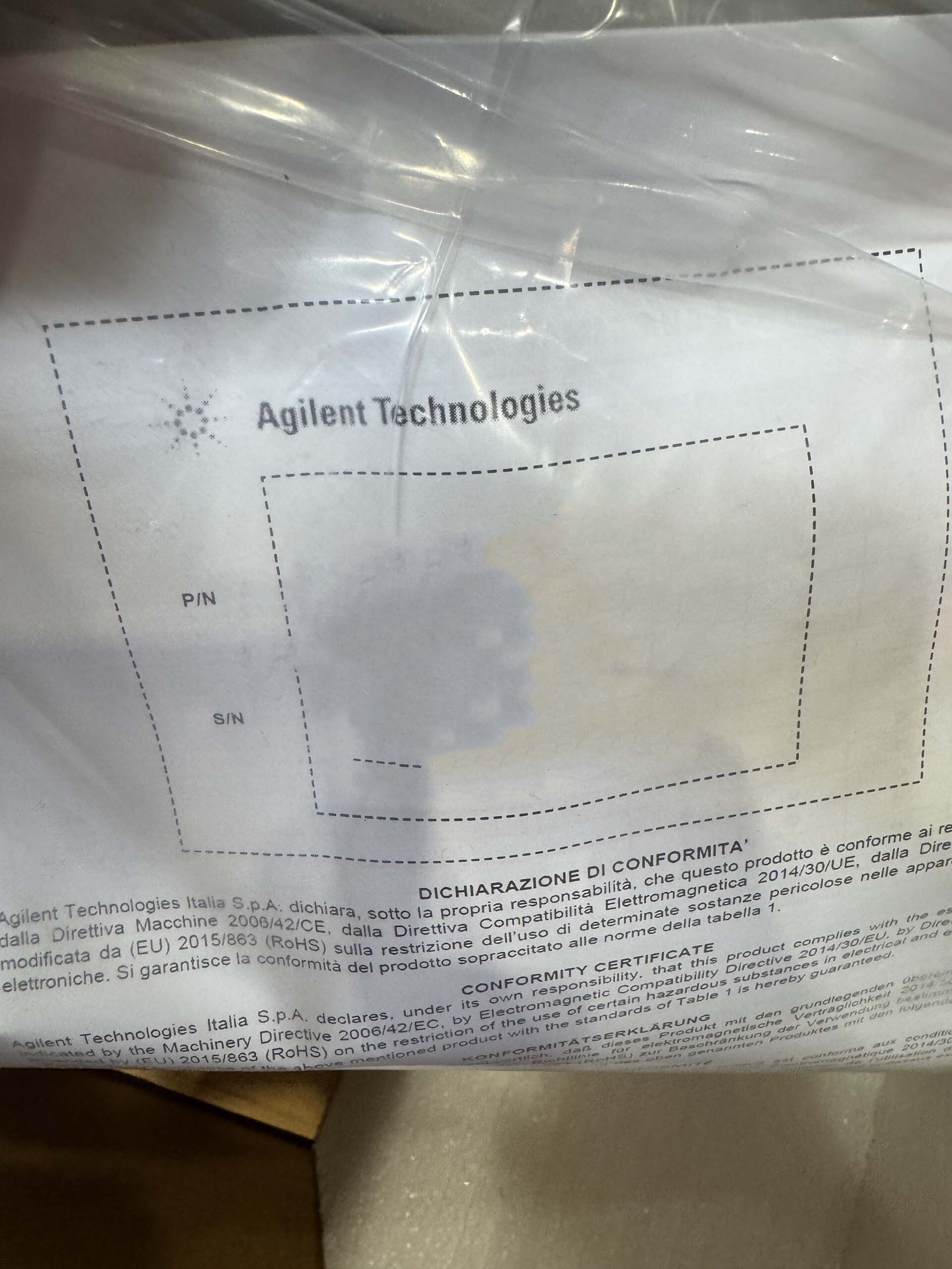Photo Utilisé AGILENT / HP / HEWLETT-PACKARD / KEYSIGHT / VARIAN IDP-15 À vendre