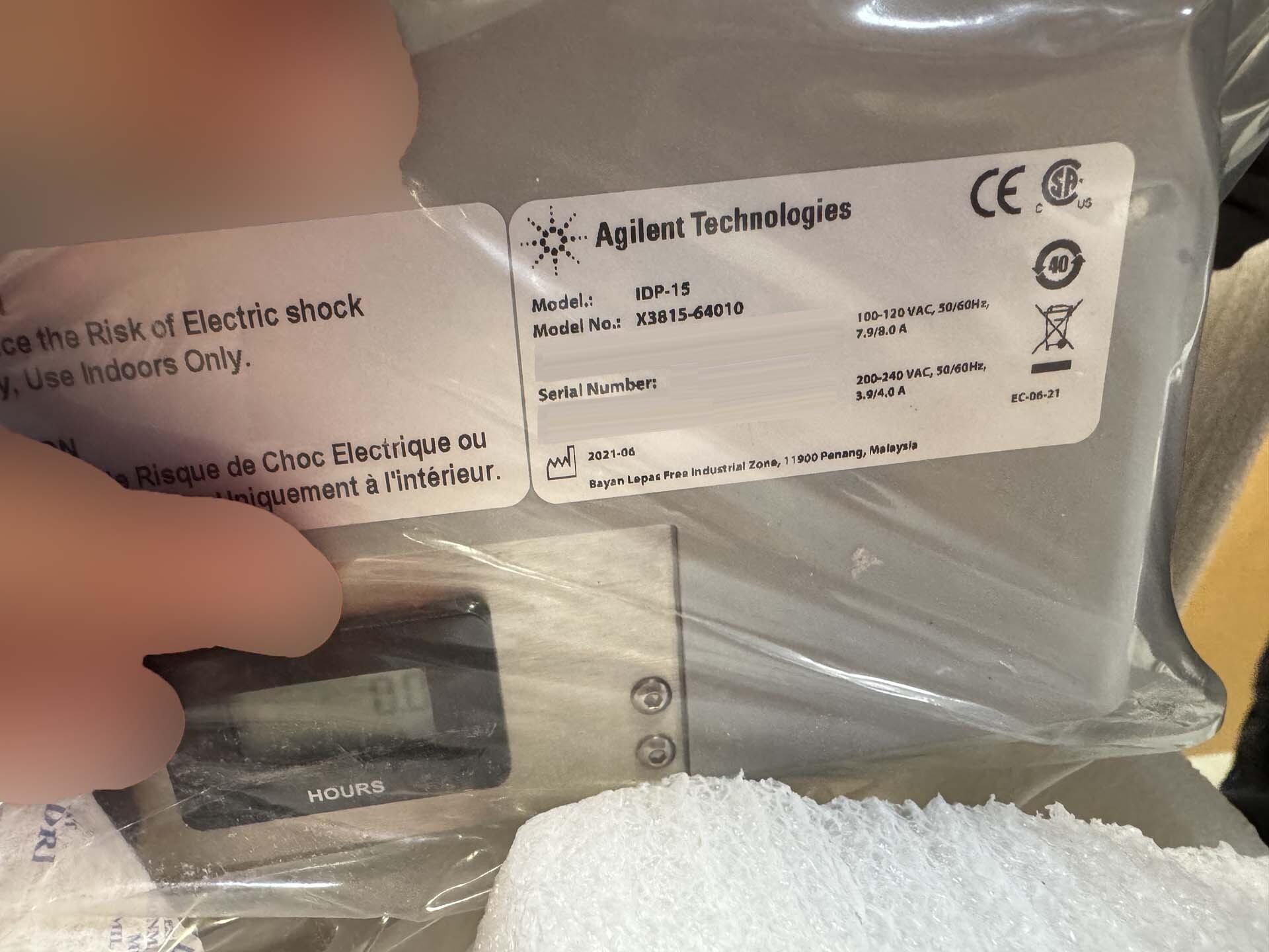 Photo Utilisé AGILENT / HP / HEWLETT-PACKARD / KEYSIGHT / VARIAN IDP-15 À vendre