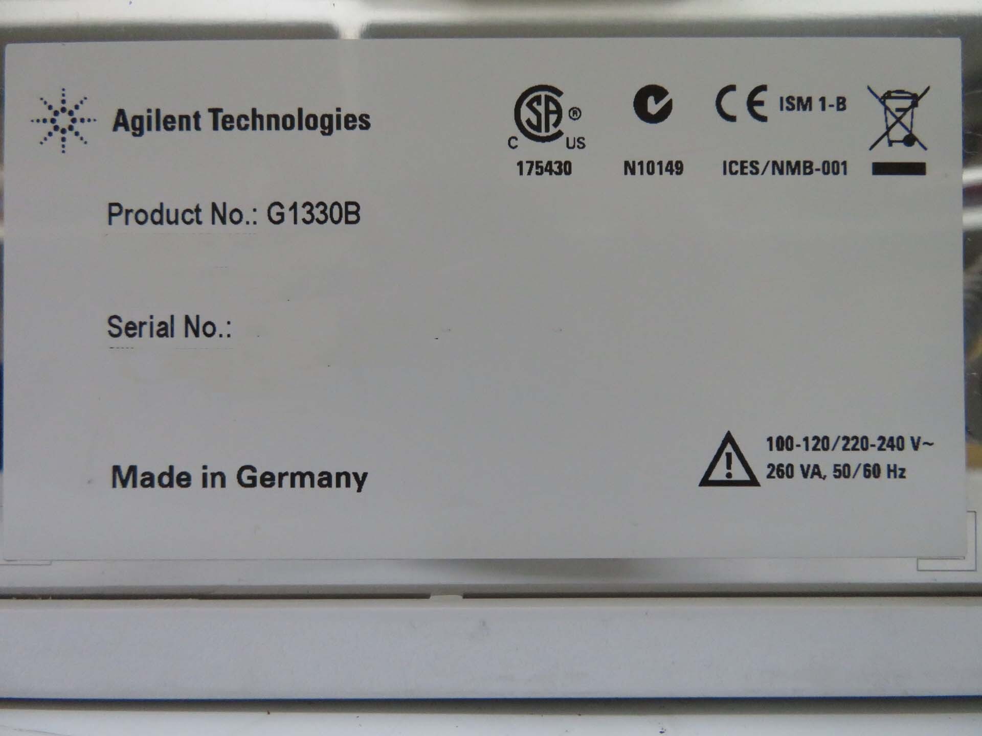 Photo Used AGILENT / HP / HEWLETT-PACKARD / KEYSIGHT 1260 Infinity For Sale